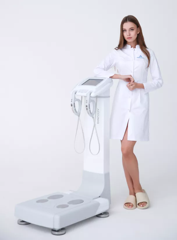 Impédancemètre hospitalier ACCUNIQ BC720 bio-impédance 6 fréquences